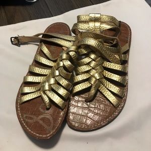Sam Edelman size 7 Gold sandals $20